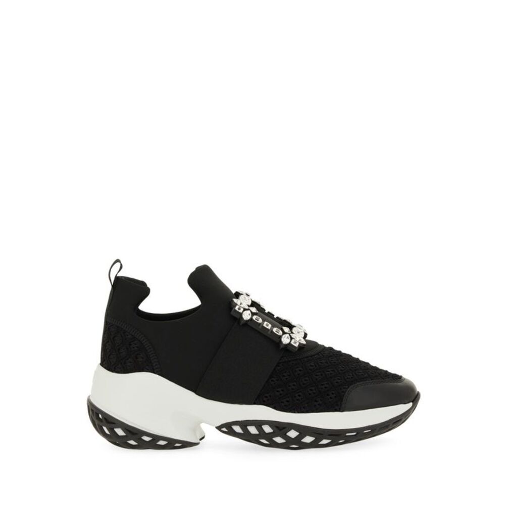 Roger Vivier Women "Viv' Run" Fabric Sneaker